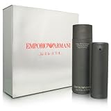 Emporio He by Giorgio Armani for Men 2 Piece Set Includes: 1.7 oz Eau de Toilette Spray + 6.7 oz Toning All Over Shampoo