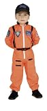 Astronaut tm Orange coloured Costume with Hat. Size Medium age 5-7 years