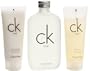 C.K. One by Calvin Klein for Men - 3 Pc Gift Set 6.7oz EDT Spray, 3.4oz Skin Moisturizer, 3.4oz Body Wash