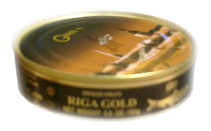 Smoked Riga Gold Sprats in Oil, 160g by parthenonfoods.com