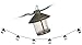 Old Fashioned Metal Moon Lantern Party String Lights