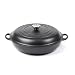 Le Creuset Enameled Cast-Iron 3-1/2-Quart Buffet Casserole, Black Onyx