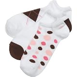 Maggie Lane Pink/Brown Fashion Socks 3PK (COLOR: Assorted)