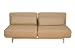 Baxton Studio Riccardo Convertible Sofa Bed, Cream