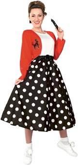 Childrens Toyshop  Toys : Polka Dot Rocker Fancy Dress Costume for Adult