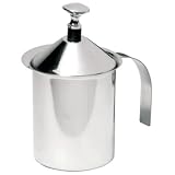 590576 Eurohome Edelstahl Milchaufschäumer 400ml mit Schäumer
