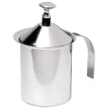 590576 Eurohome Edelstahl Milchaufsch�umer 400ml mit Sch�umer