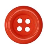 Fashion Button 1 1/2'' Pizazz Red By The Package