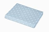 American Baby Company 100% Cotton Percale Crib Sheet - Blue Dots