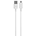 Two (2) Pack White 5 Foot Micro USB Data Charging Fast Rapid Cables for Samsung Galaxy S7 S6 Note 5 4 Compatible with Motorola LG HTC