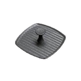 Le Creuset Enameled Cast-Iron 9 Inch Panini Press, Satin Black by Le Creuset