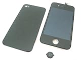 31fAGarMBVL. SL160  Apple iPhone 4 G 4G Verizon CDMA ~ Black Full LCD Screen Display + Touch Screen Digitizer Front Glass Plastic Lens Part Assembled Together + Full Plastic Glass Back Battery Cover Door Case Housing Fascia Plate Panel ~ Mobile Phone Repair Parts Replacement
