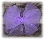 Posies Accessories Purple Orchid Sheer Hair Bows