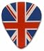 British Flag Union Jack UK Logo Guitar Pick NEW