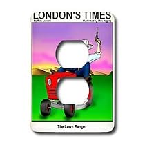 Londons Times Funny Music Cartoons - Lawn Ranger - Light Switch Covers - 2 plug outlet cover