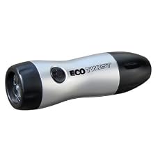LED-Drehtaschenlampe "Everlight F378 EcoTwist" in Silber