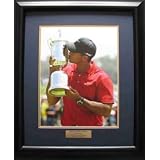 Tiger Woods 2008 US Open Trophy Framed Photo by