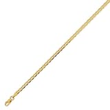 14K Solid Yellow Gold Mariner Chain Bracelet 3.0mm (7/64 in.) – 7 in.