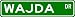 WAJDA Street Sign ~ Personalized Family Lastname Novelty Sign ~ Gameroom, Basement, G...