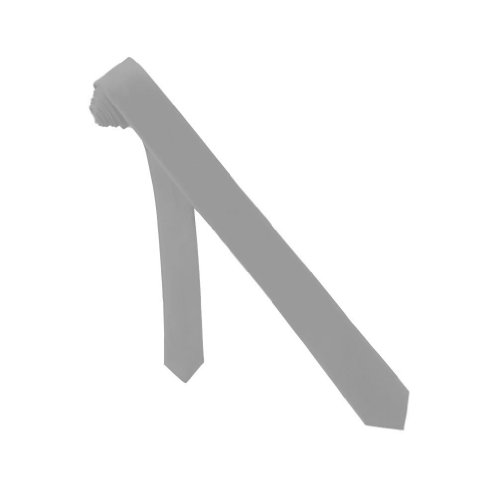 Solid Color Mens Skinny 2" Tie by Jacob Alexander - Many Colors