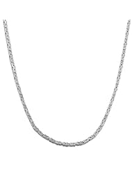 Sterling Silver 1.8-mm Byzantine Chain (36 Inch)