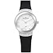 Skagen Denmark Womens Watch Luxury on Black Leather #812SSLB1