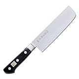 Produkt-Bild: Tojiro Messer - japanische 3 Lagen Messer 3HQ - Nakirimesser bzw. Gem&uuml;semesser PROFI - Klinge 16,5 cm - Edelstahlzwinge - 502