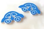Kn�pfe f�r Kinder Autos Blau flach 4...