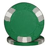 100 NexGenT Lucky Bee Edge Spot Poker Chips - Green