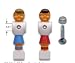 Sports : Komplettset von 22 Kickerfiguren Kickerpuppen komplett mit Schraubensatz
