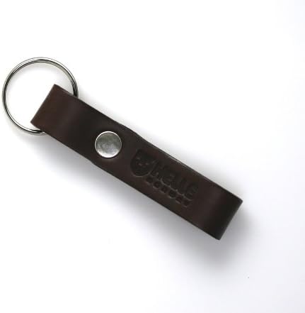 Helle Leather Key Ring, Brown