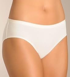 Ecoland Women's Organic Cotton Hipster Panty (2 pcs/pack) - Made in USA - Natural only