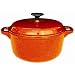 Black Round Casserole Dish Colour: Black. 4 litre dish with lid.