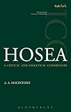A critical and exegetical commentary on Hosea