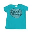 Boy's Turquoise Blue Infant T-Shirt with Cool Beans Design - 18 Months