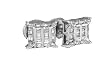 1/4 CTW. White Gold Baguette Set Diamond Stud Earrings
