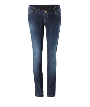 Blooming Marvellous Maternity Straight Leg Jean with Microfibre Over the Bump Band