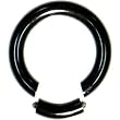 8 Gauge Black Anodized Titanium Segment Ring Circular Barbell