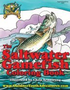Childrens Toyshop  Toys : Outdoor Youth Adventures Saltwater Gamefish Coloring Book