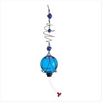 Sapphire Twist Hummingbird Feeder
