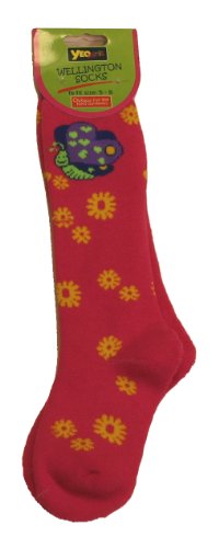 Yeominis Butterfly Wellington Socks Size 9-12