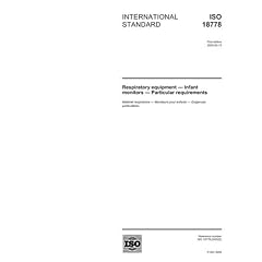 ISO 18778:2005, Respiratory equipment - Infant monitors - Particular requirements