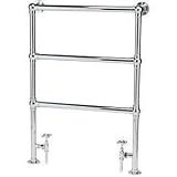 Traditional Heated Bathroom Towel Radiator 940mm x 660mm