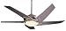 54 Minka Aire Brushed Nickel Cobra™ Ceiling Fan