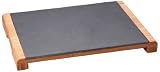 Jd Diffusion - L320 - Plateau Fromage avec Ardoise - 40 x 30 cm - Ardoise + Bois