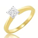 0.25 Carat VS2 - GIA Certified Diamond Solitaire Engagement Ring on 14k White Gold