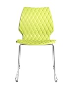 Metalmobil Set Silla 4 Uds. Uni-552 Verde/cromo