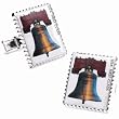 Liberty Bell Stamp Cufflinks