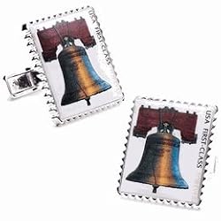 Liberty Bell Stamp Cufflinks