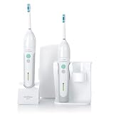 Philips Sonicare Elite E7700 Toothbrush Set, with two Sonicare handles, two brush heads, two hygienic brush head caps